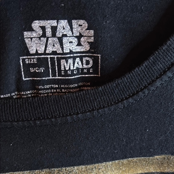 Star Wars Black Vintage Baby Yoda Tee - Picture 2 of 7